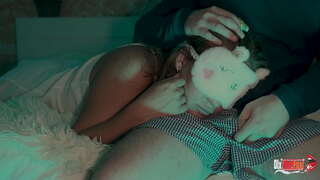 Es pamostos un mans solis-māte no viņas VSP, un beidz viņai mutē! 4k