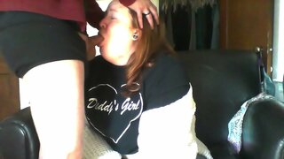 Ruwe cum in mijn mond grote laden